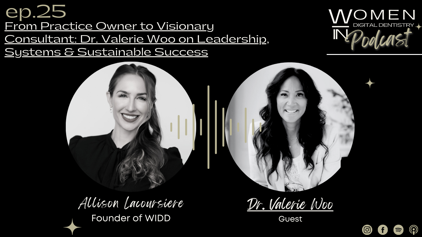 Valerie Woo on Women in Digital Dentistry Podcast: Leadership, Systems, and Success